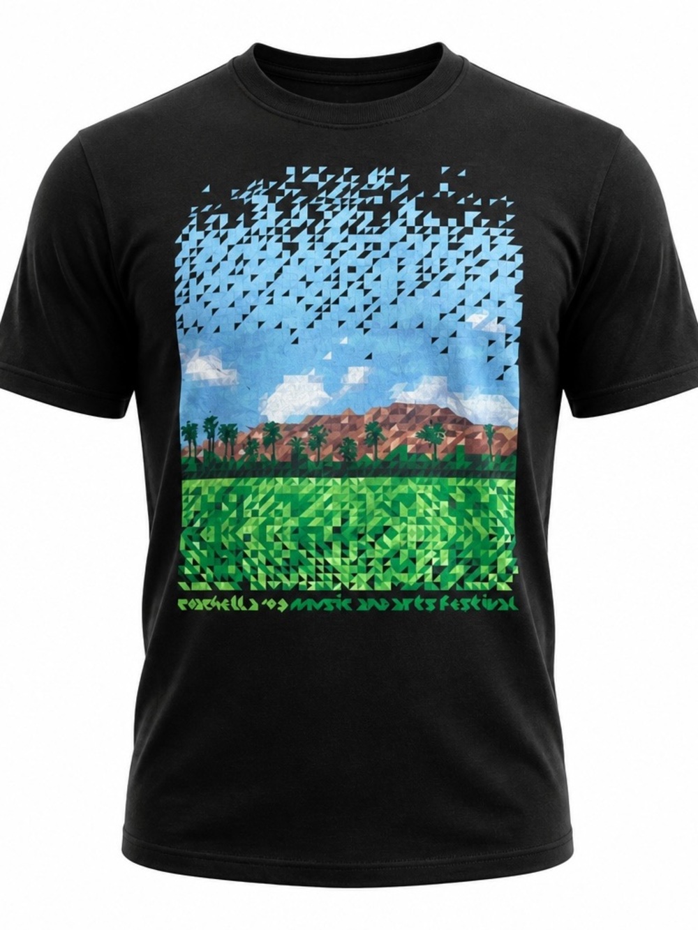 Coachella 2009 Music Festival Lineup  T-Shirt‎ Black Mens Small Paul McCartney